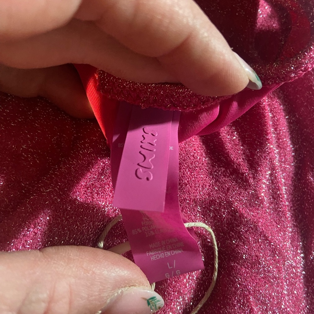 NWT Skims Swim Shimmer Coverup Dress - Picture 4 of 5